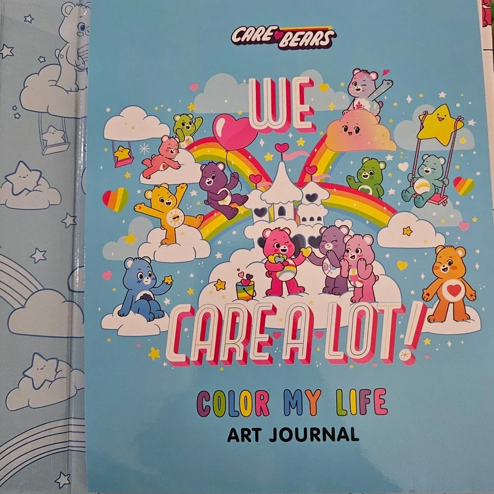 Care Bears Unlock the Magic Color‎ My Life Art Journal Set Markers Stickers NEW